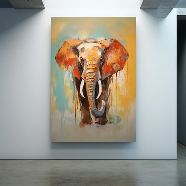 Elephant Artist Painting